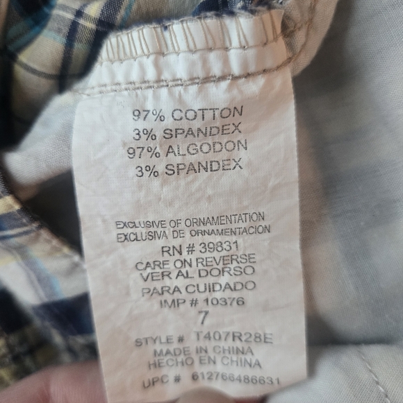 Jolt Blue Plaid Women Shorts Bermudas - Picture 5 of 6